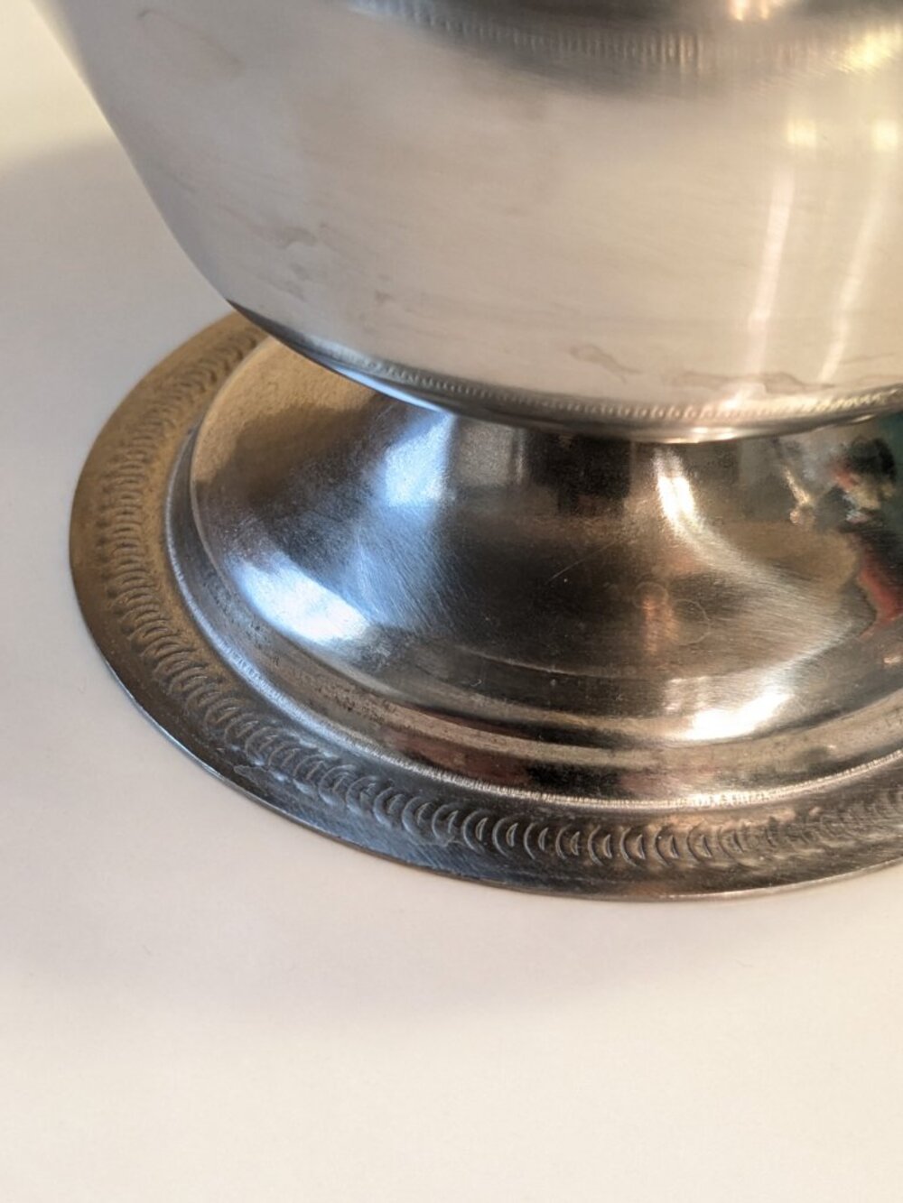 Vintage Leonard Denmark Stainless Steel Footed Compote Bowl - Picture 2 of 8